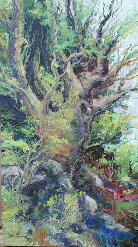 vegetal nº 11 by juan angel saiz manrique, Painting for Sale on Select