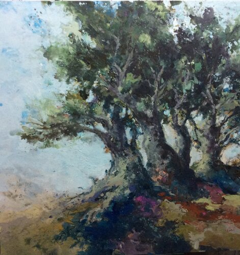 vegetal nº 10 by juan angel saiz manrique, Painting for Sale on Select