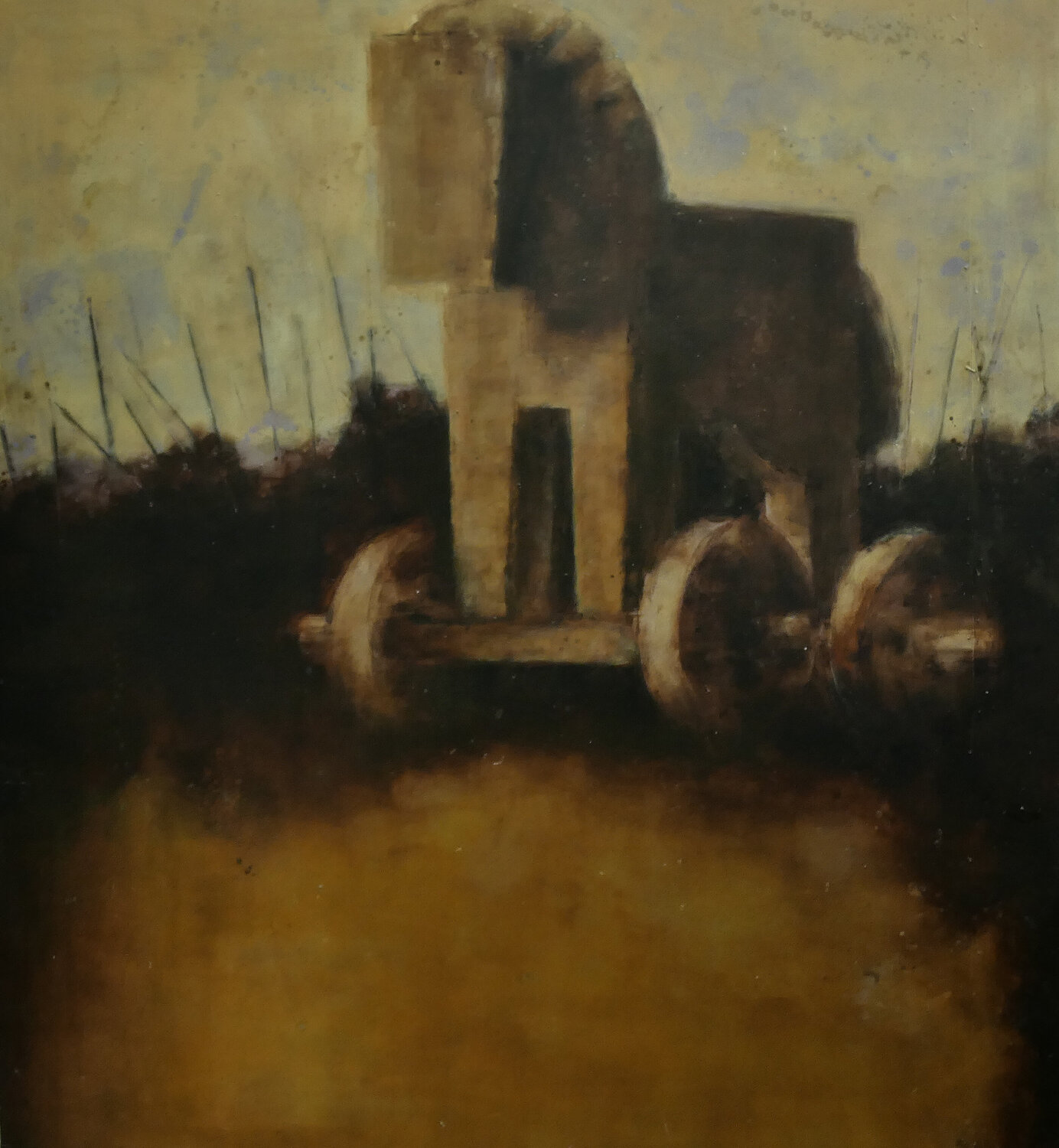 troya juan angel saiz manrique Original painting for sale