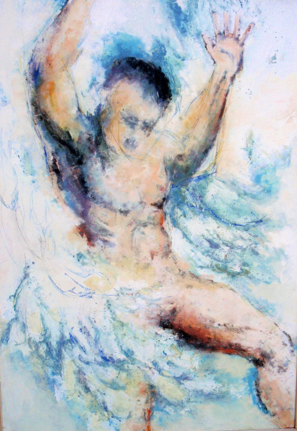 Icaro nº 2 juan angel saiz manrique Original painting for sale