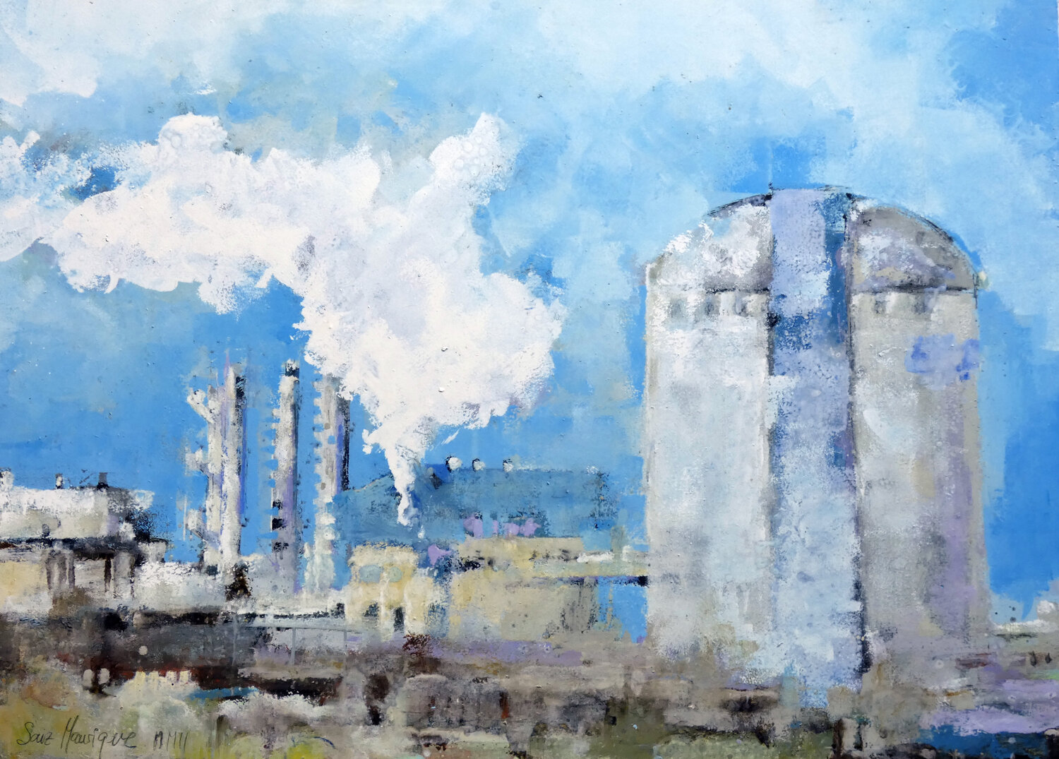 industria juan angel saiz manrique Original painting for sale