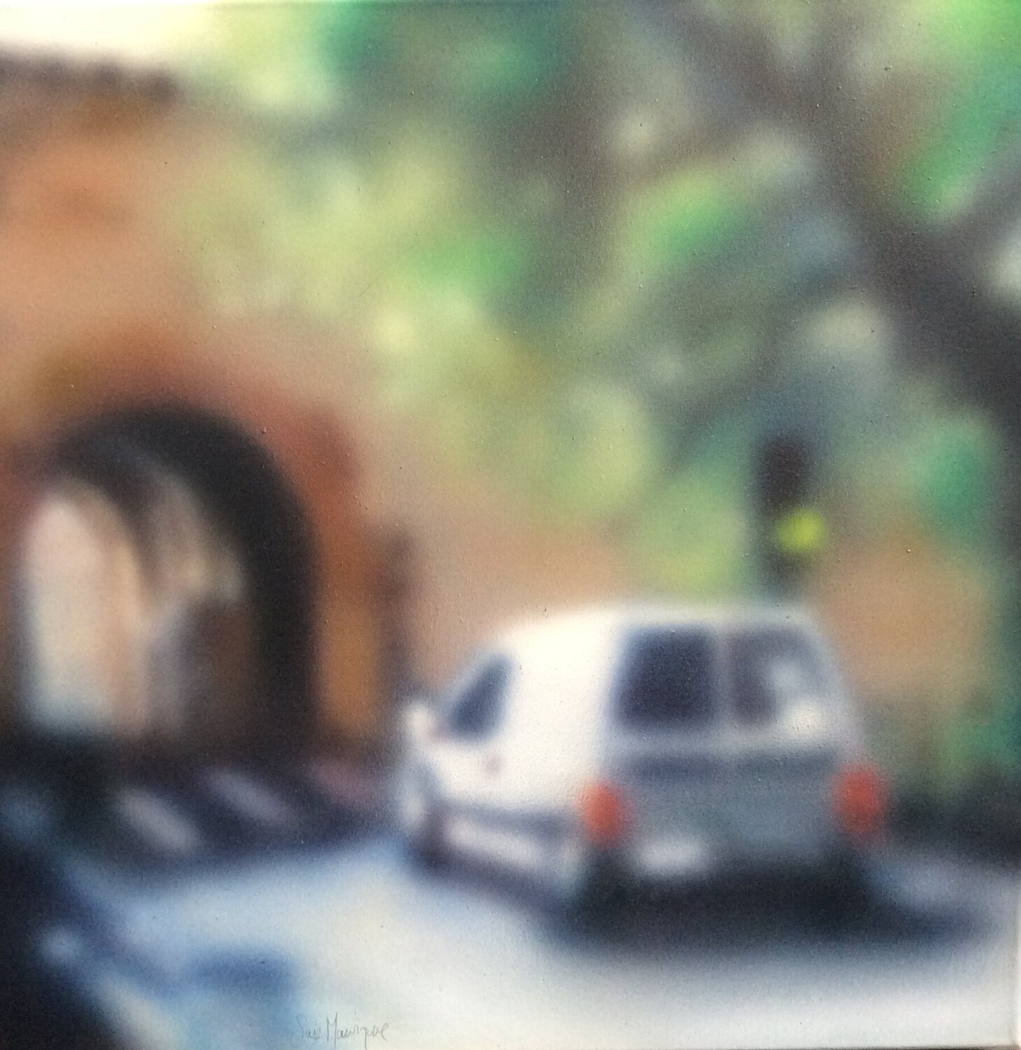 metrópolis nº 17 juan angel saiz manrique Original painting for sale