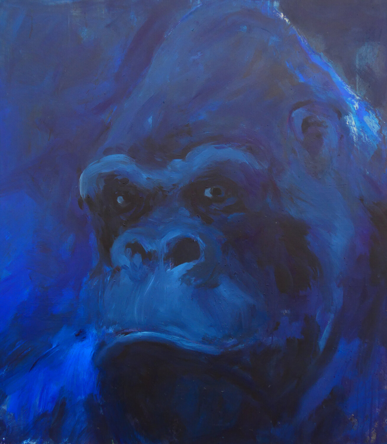 retratos ilustres nº 55 juan angel saiz manrique Original painting for sale