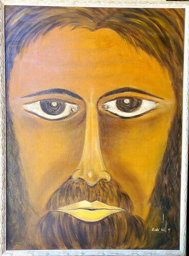 "MI CRISTO" by Estela Del Valle Mañez, Painting for Sale on Select