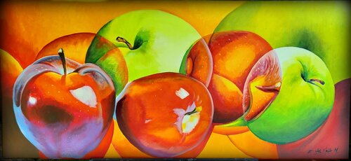 "MIS FRUTAS II" by Estela Del Valle Mañez, Painting for Sale on Select