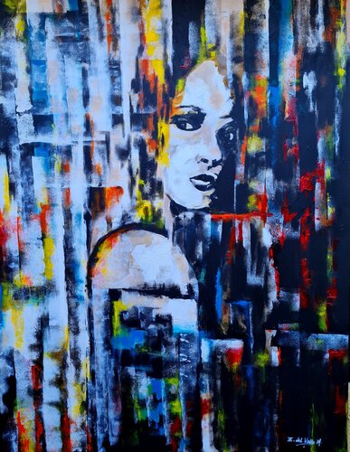"MIRADA PROFUNDA" by Estela Del Valle Mañez, Painting for Sale on Select