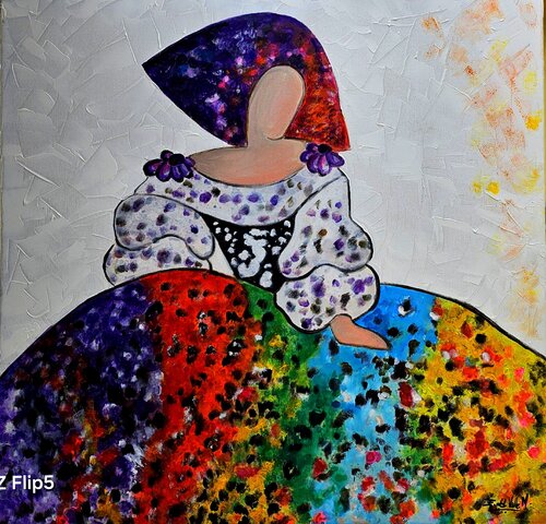 "MI MININA" by Estela Del Valle Mañez, Painting for Sale on Select