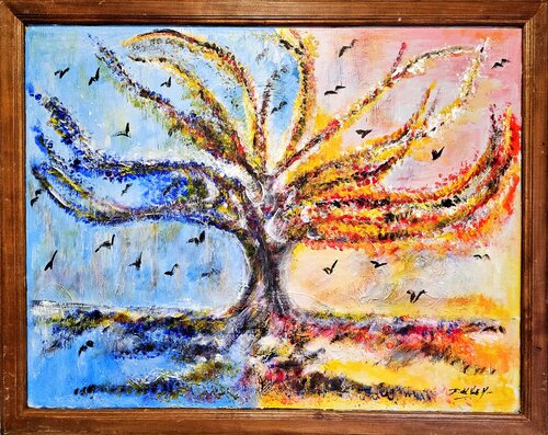 "QUERIDA PRIMAVERA" by Estela Del Valle Mañez, Painting for Sale on Select