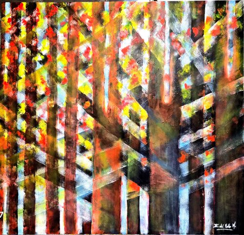 "MI BOSQUE IMAGINARIO" by Estela Del Valle Mañez, Painting for Sale on Select