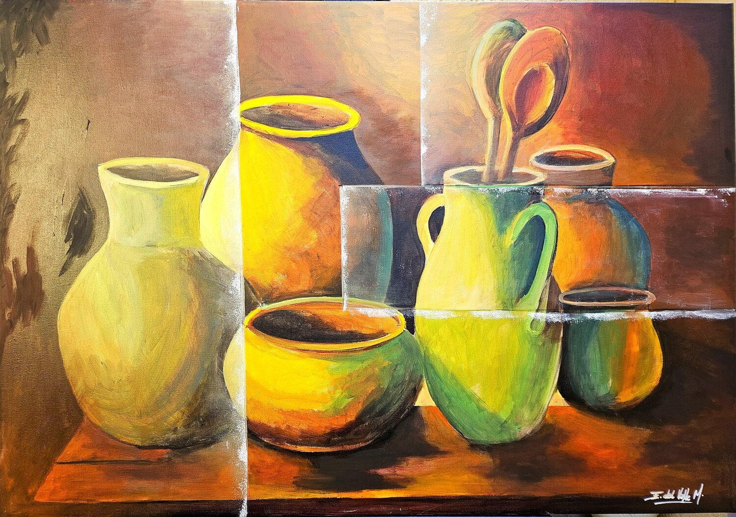 "BODEGON EN ARMONIA" Estela Del Valle Mañez Original painting for sale