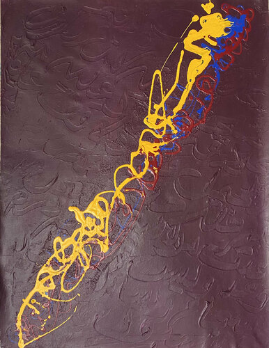 Traces_86 by Farid Izemmour, Painting for Sale on Select