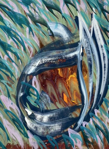 Dialogue_27 by Farid Izemmour, Painting for Sale on Select
