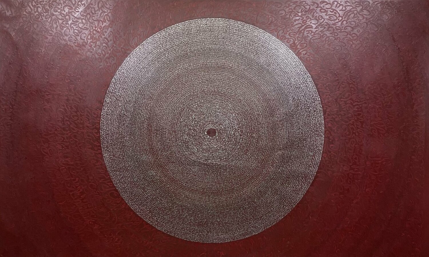 Traces_91 "Rings Of Memory" Farid Izemmour Original painting for sale