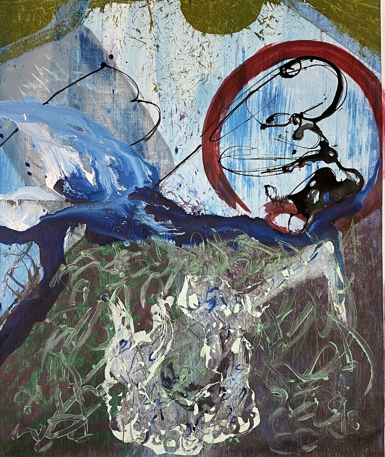 Traces_85 Farid Izemmour Original painting for sale