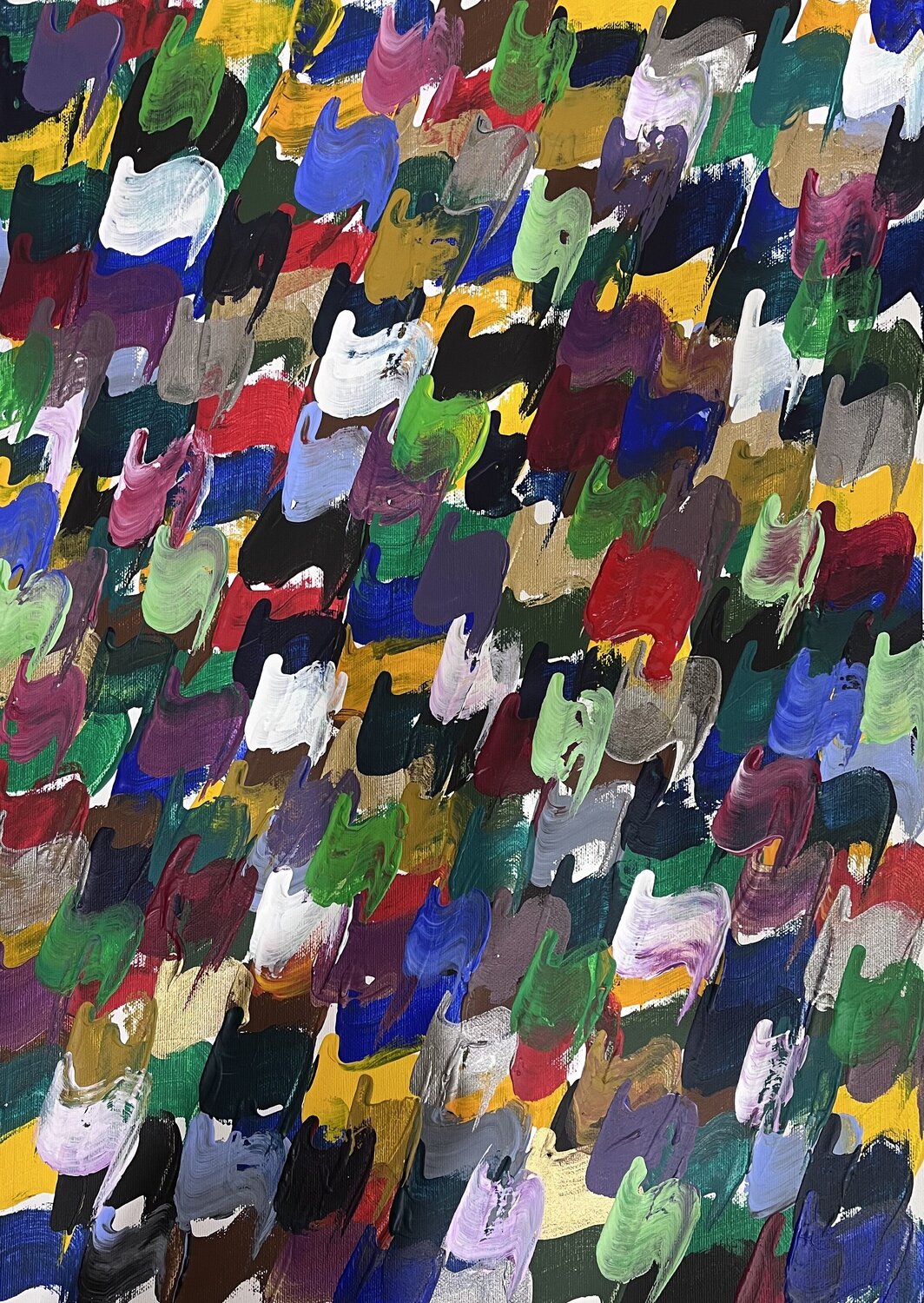 Traces_107 "Sequences I" Farid Izemmour Original painting for sale