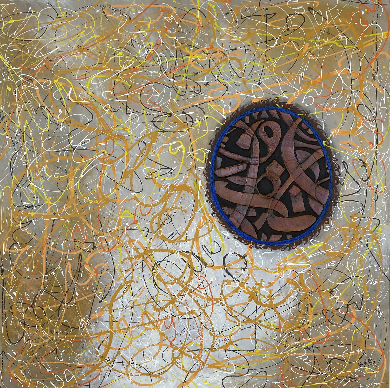 Traces_66 Farid Izemmour Original painting for sale