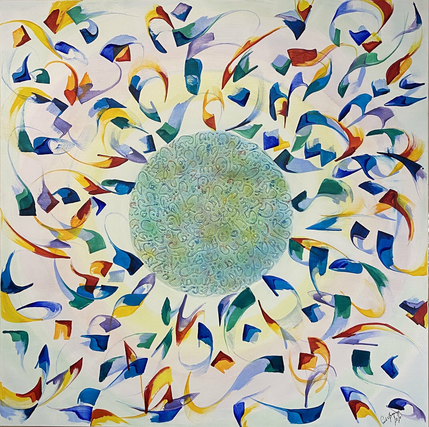 Traces_77 Farid Izemmour Original painting for sale
