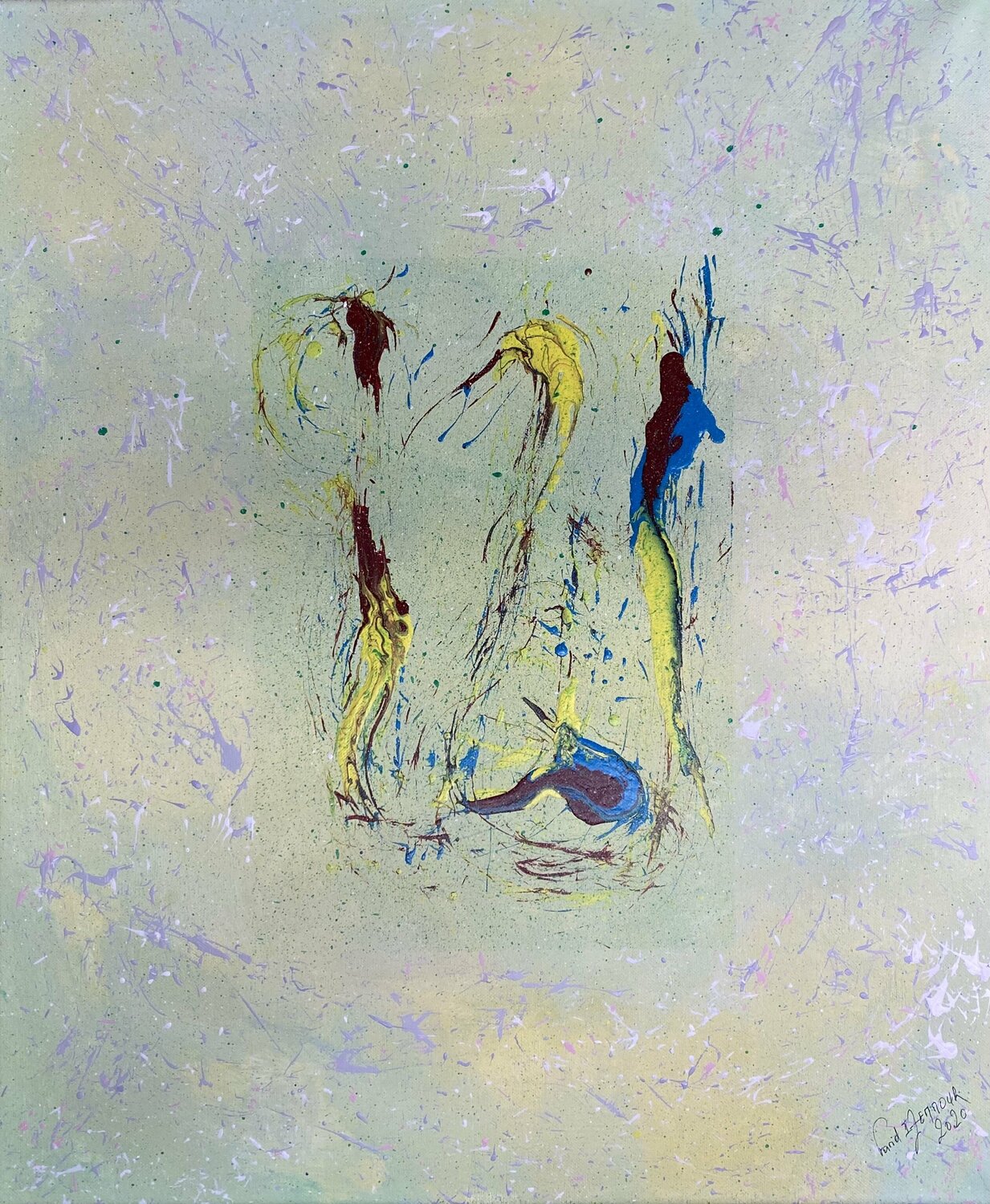 Dialogue_30 Farid Izemmour Original painting for sale