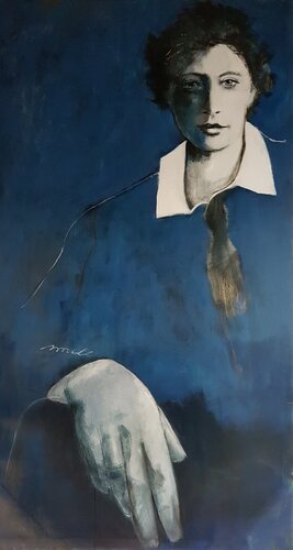 CIASCUNO A MODO SUO by Rossana Borzelli, Painting for Sale on Select