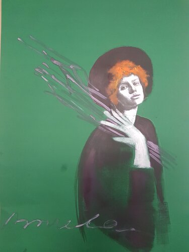 VERDE 6 by Rossana Borzelli, Painting for Sale on Select