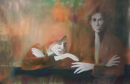 INCANTA TE STESSA,  SEMPRE! by Rossana Borzelli, Painting for Sale on Select