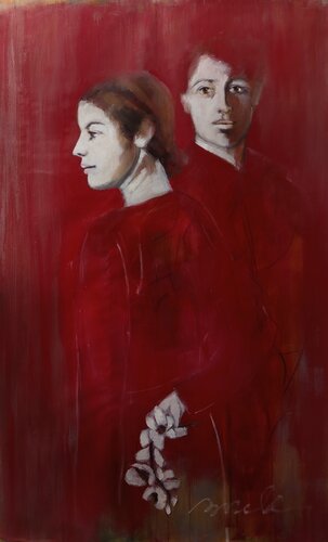 PARLA IL SILENZIO by Rossana Borzelli, Painting for Sale on Select