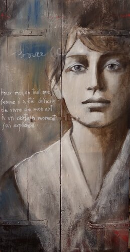 PORTA CAMILLE CLAUDEL by Rossana Borzelli, Painting for Sale on Select