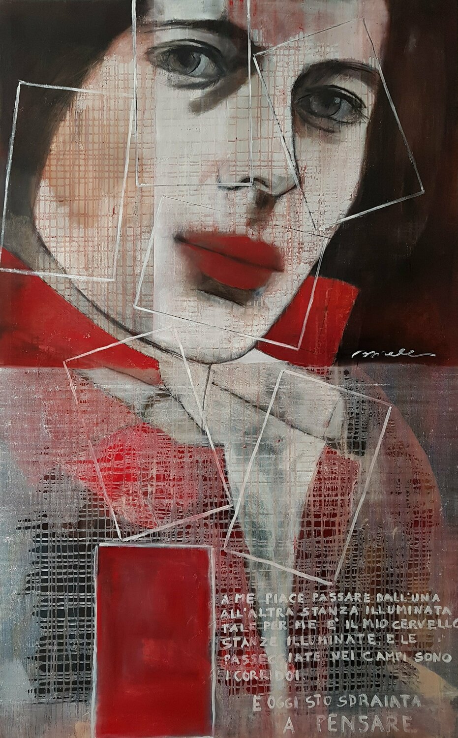 A ME PIACE Rossana Borzelli Original painting for sale
