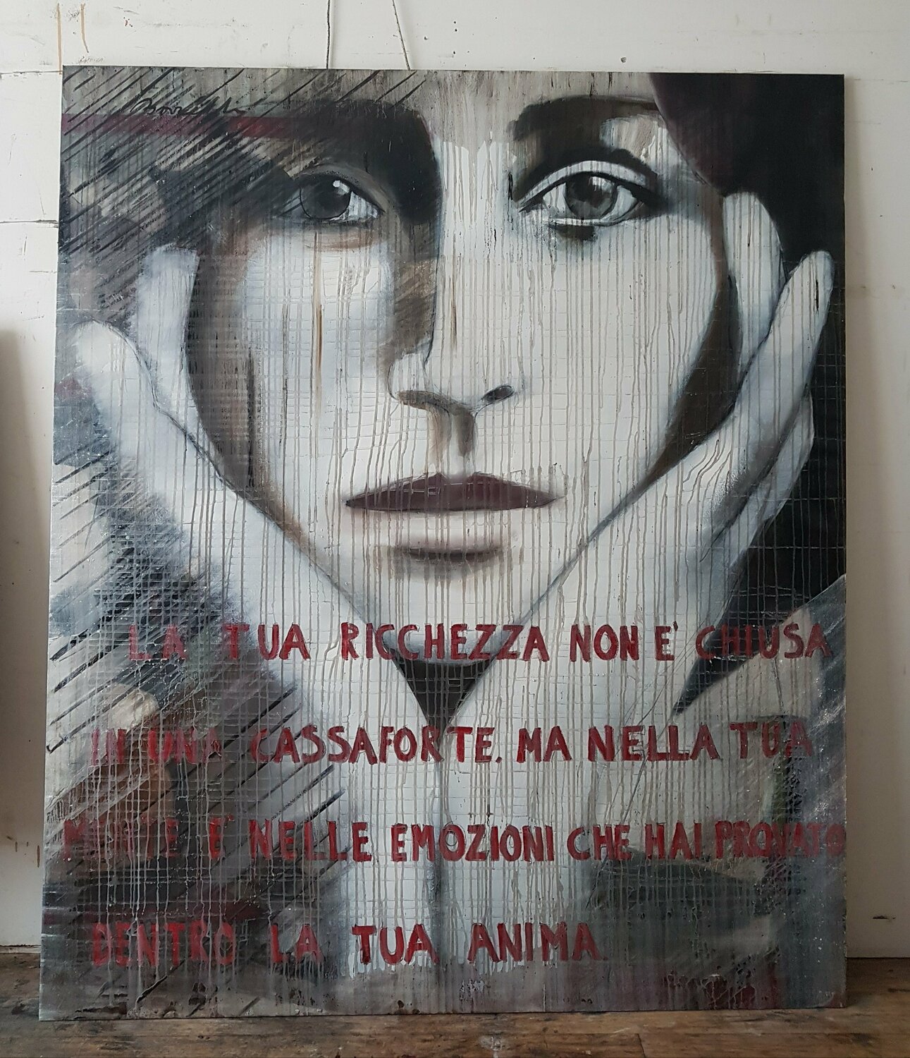DENTRO LA TUA ANIMA Rossana Borzelli Original painting for sale
