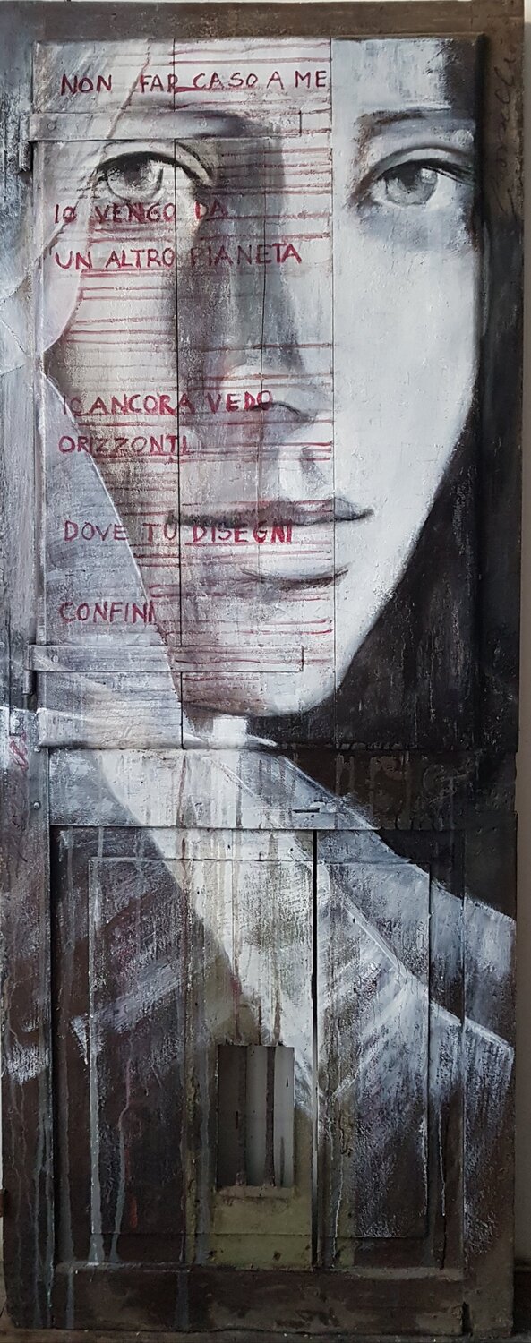 NON FAR CASO A ME Rossana Borzelli Original painting for sale