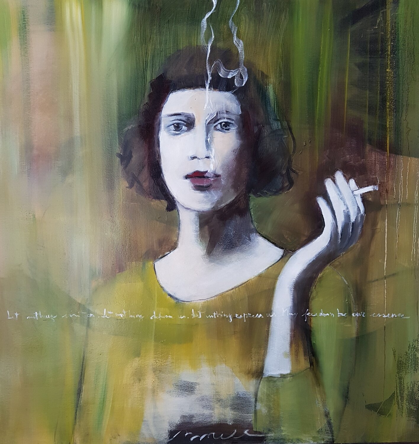 LET NOTHING LIMIT US Rossana Borzelli Original painting for sale