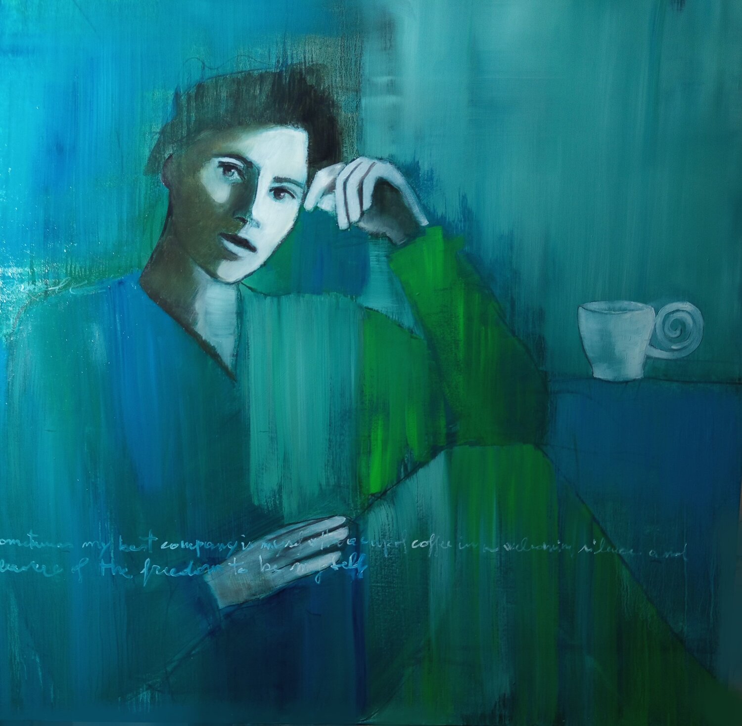 SOMETIMES Rossana Borzelli Original painting for sale