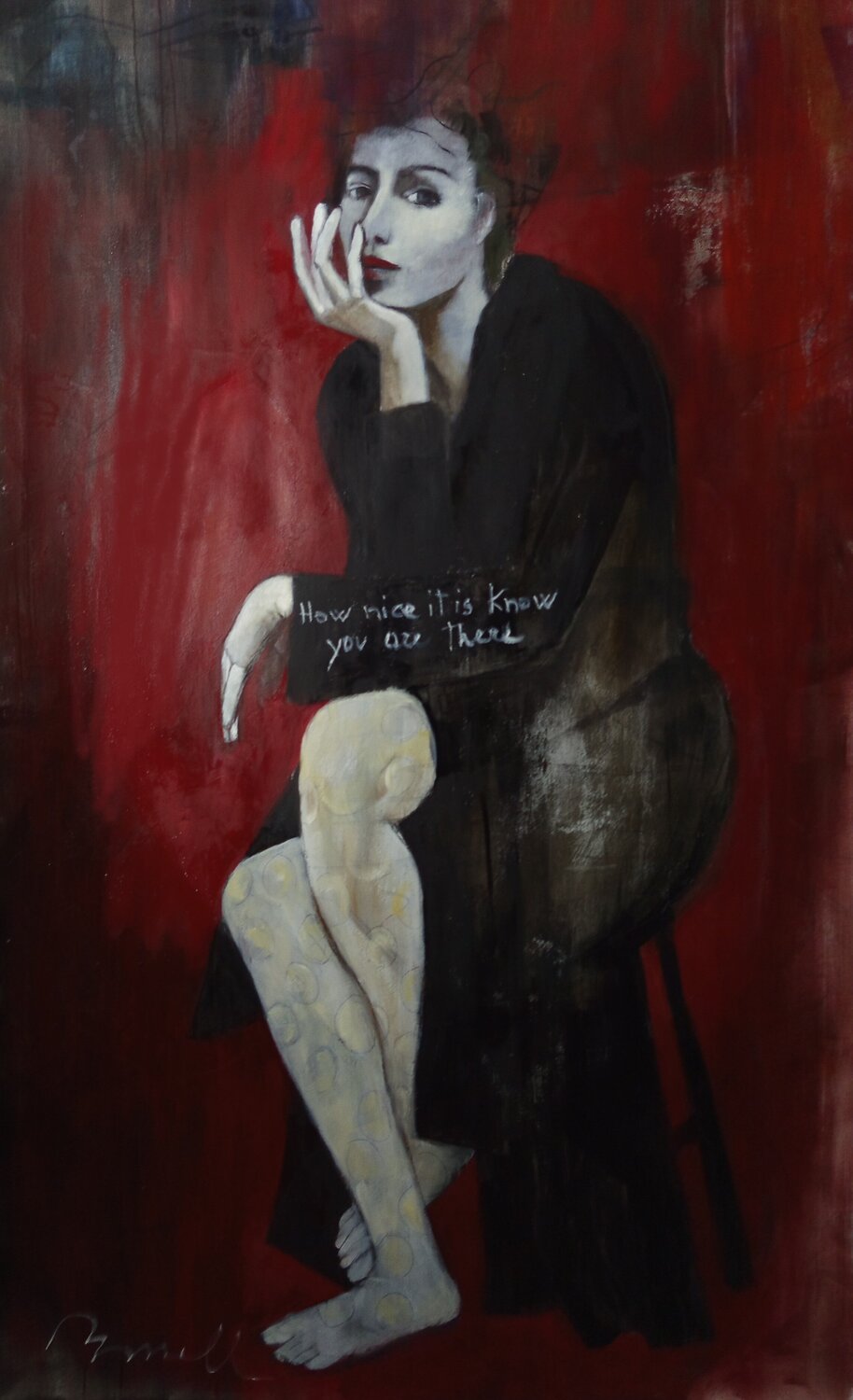 HOW NICE IT IS Rossana Borzelli Original painting for sale