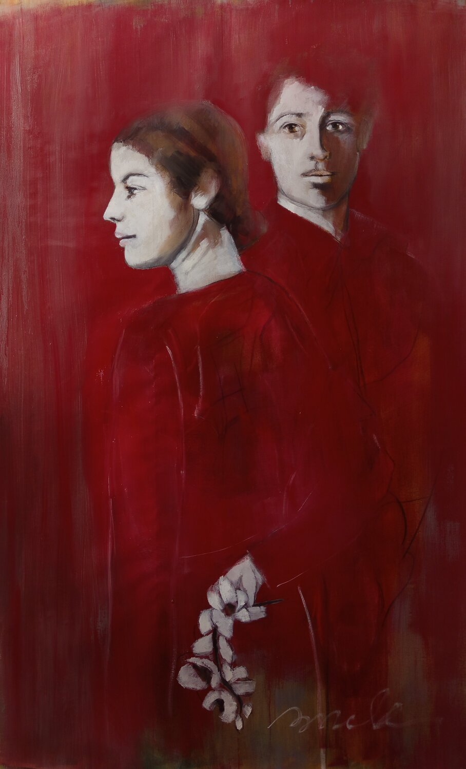 PARLA IL SILENZIO Rossana Borzelli Original painting for sale