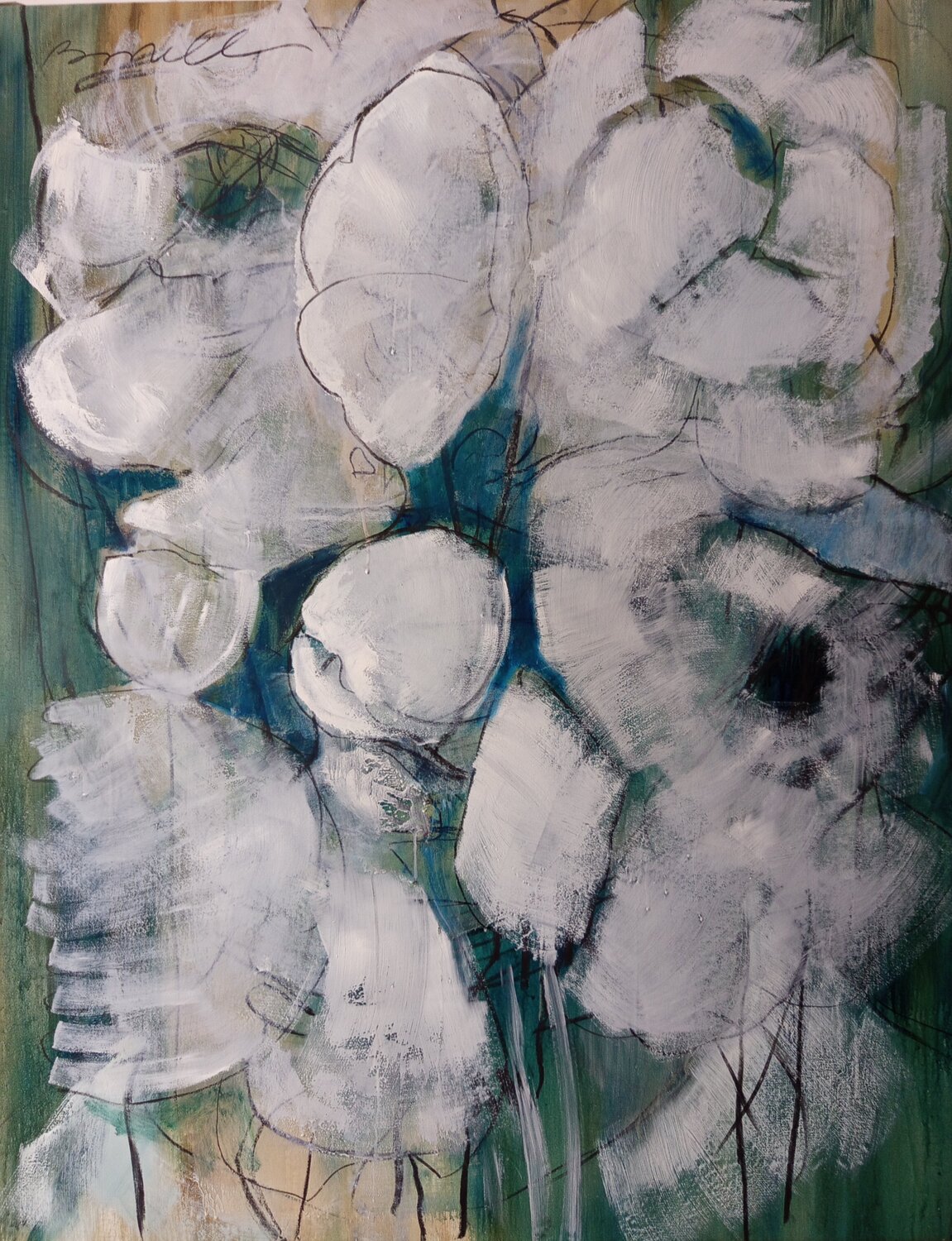 NATURA 17 Rossana Borzelli Original painting for sale