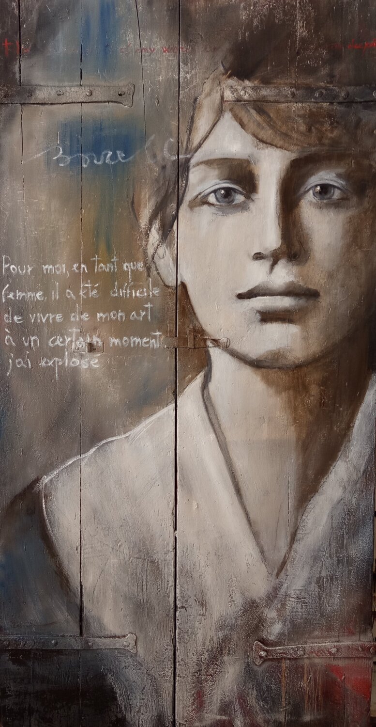 PORTA CAMILLE CLAUDEL Rossana Borzelli Original painting for sale