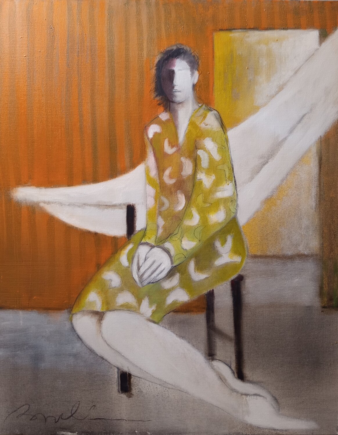 LUNA Rossana Borzelli Original painting for sale