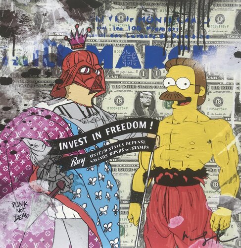 Duel au soleil by Misako Street Art, Painting for Sale on Select