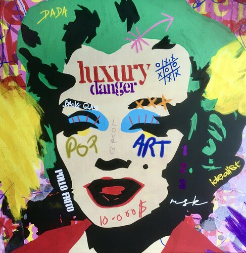 Marilyn Pop 2 by Misako Street Art, Painting for Sale on Select