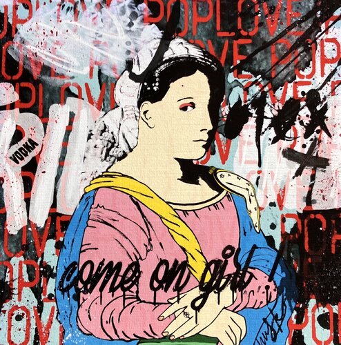 Come on girl by Misako Street Art, Painting for Sale on Select