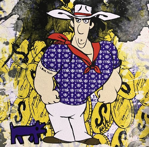 Musculus by Misako Street Art, Painting for Sale on Select