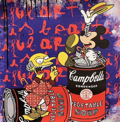 Coffee and vegetables by Misako Street Art, Painting for Sale on Select