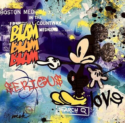 Mickey Blam by Misako Street Art, Painting for Sale on Select