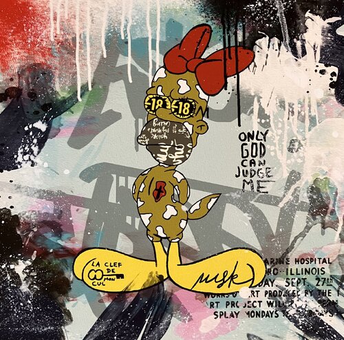 Le soldat by Misako Street Art, Painting for Sale on Select