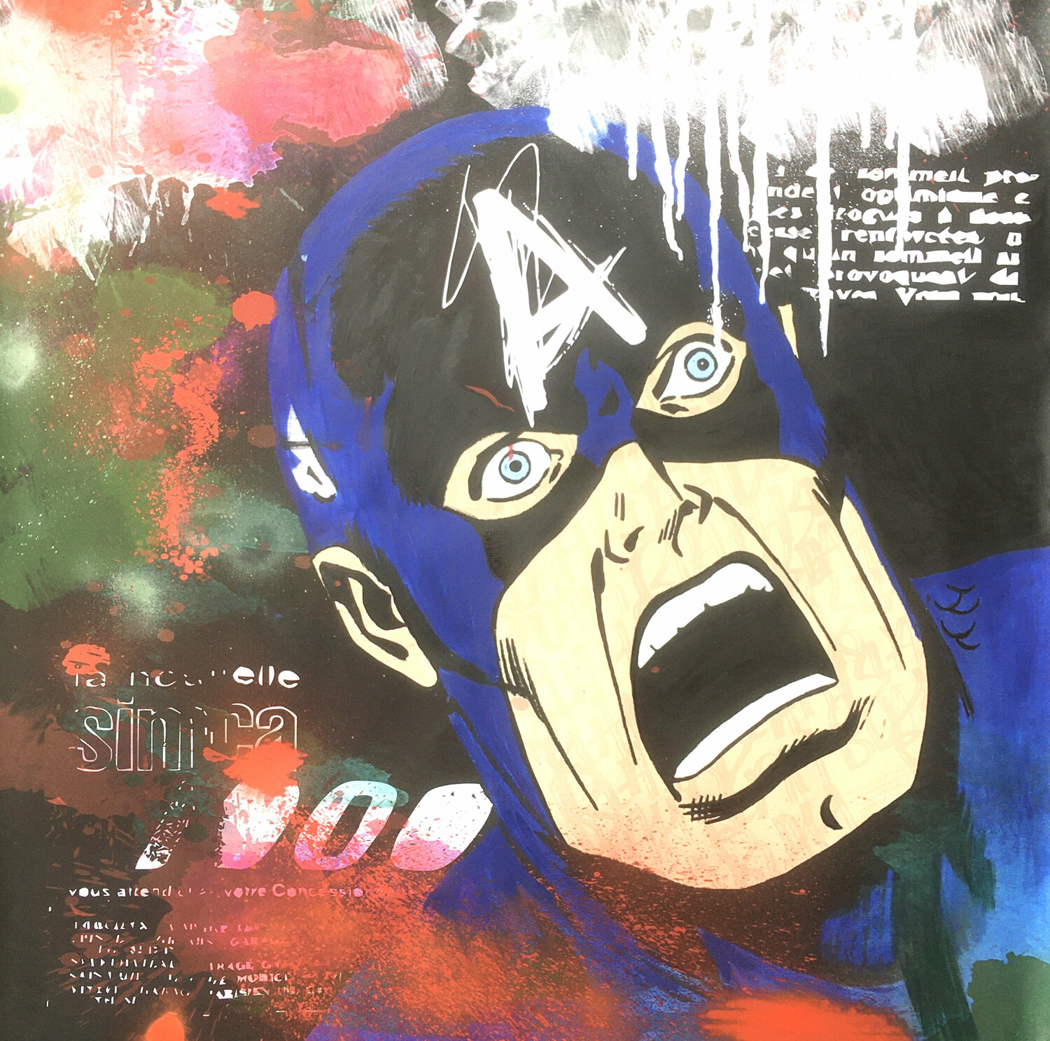 Amerifraid Misako Street Art Original painting for sale