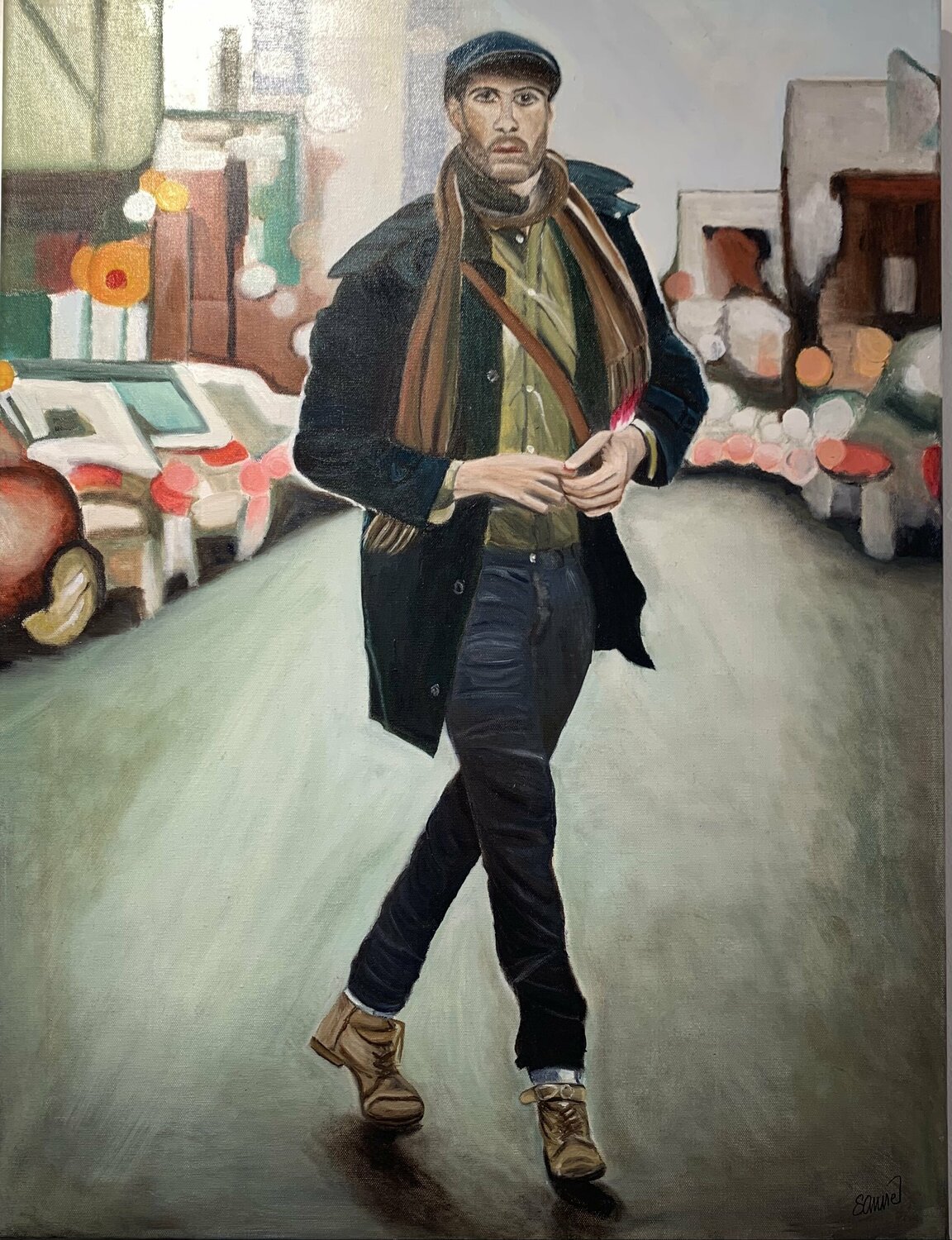 On my way II Sanne Rasmussen Original painting for sale