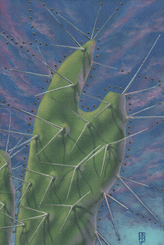 Nopal by Jorge Bernard, Painting for Sale on Select