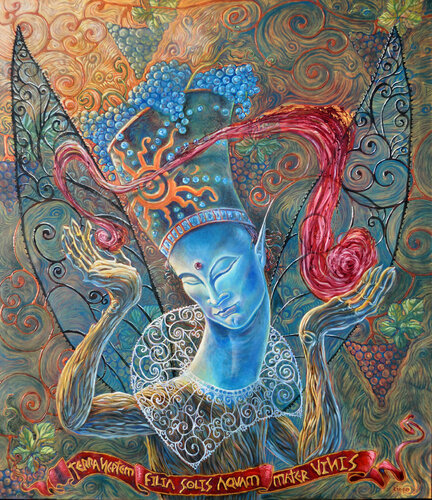 Hada Vinífera by Jorge Bernard, Painting for Sale on Select