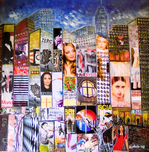 Men in the cityes - L'ordine incostituito delle cose by Giuseppe Zumbolo, Painting for Sale on Select