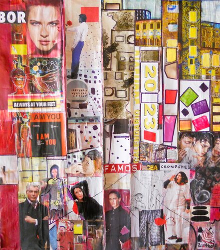 Le persone che pensano by Giuseppe Zumbolo, Painting for Sale on Select